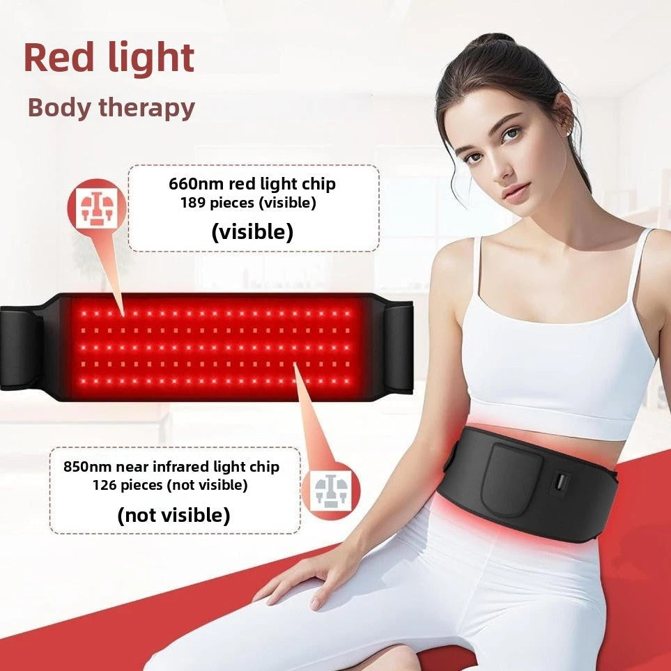 Infrared Therapy Belt with Heating and Red Light