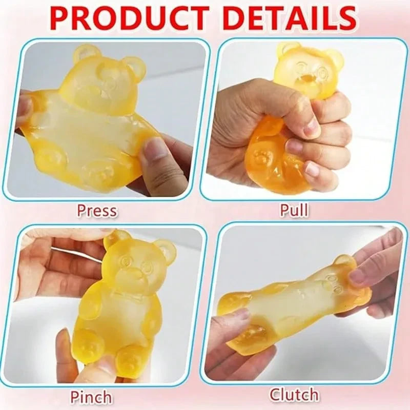 Soft Gummy Bear Fidget Toy