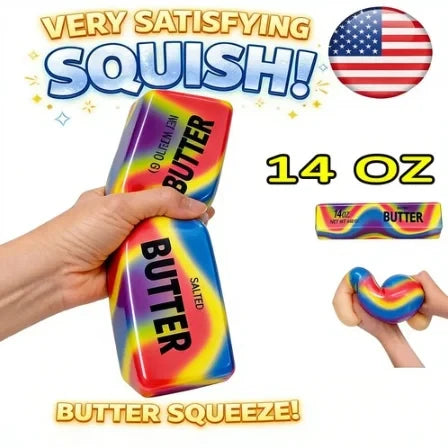 Giant Squeezable Butter Stick Toy