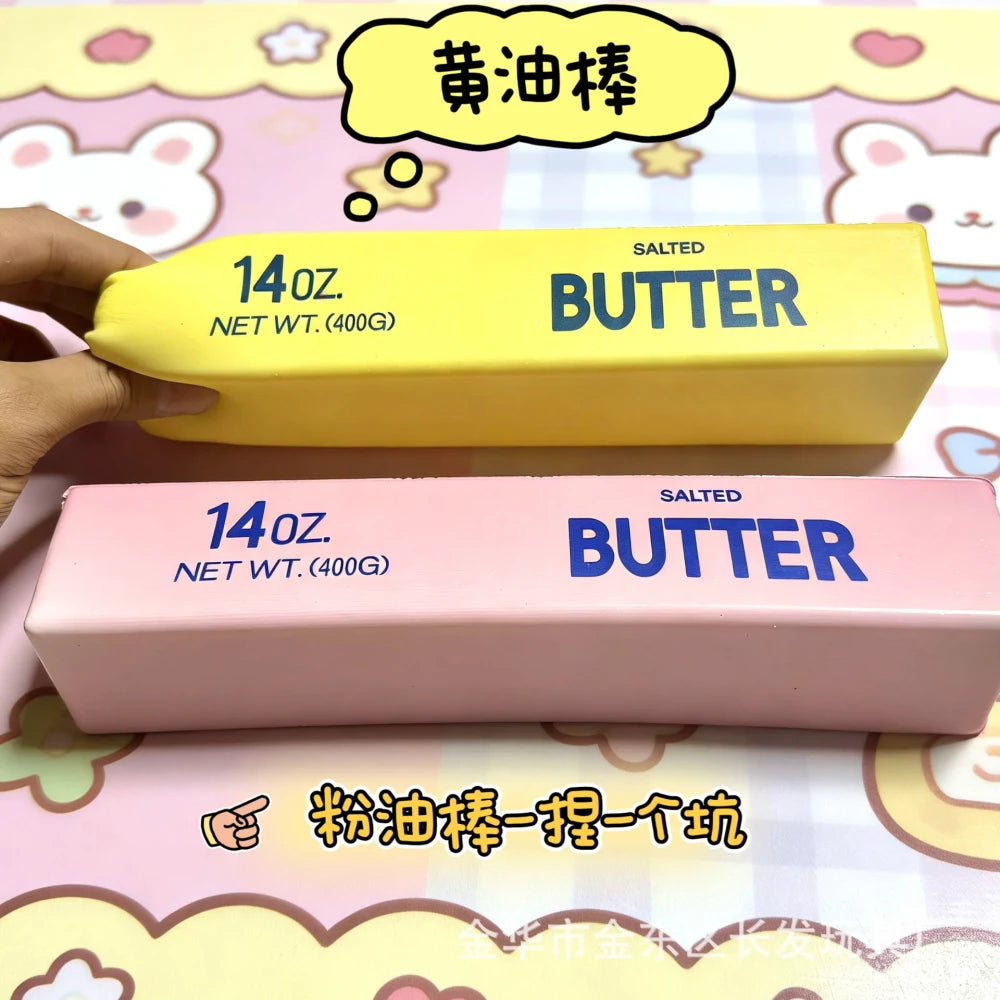 Giant Squeezable Butter Stick Toy