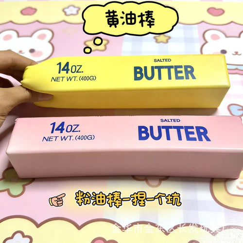 Giant Squeezable Butter Stick Toy