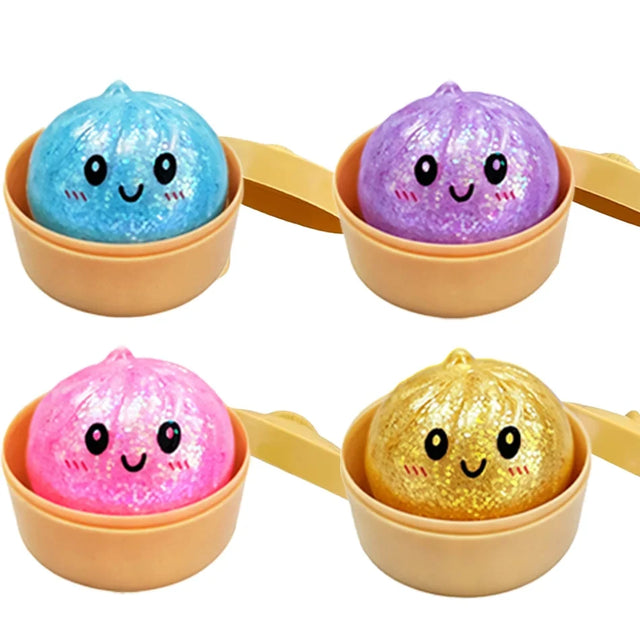 MINI! Glitter Dumpling Squishy Toy Blind Box